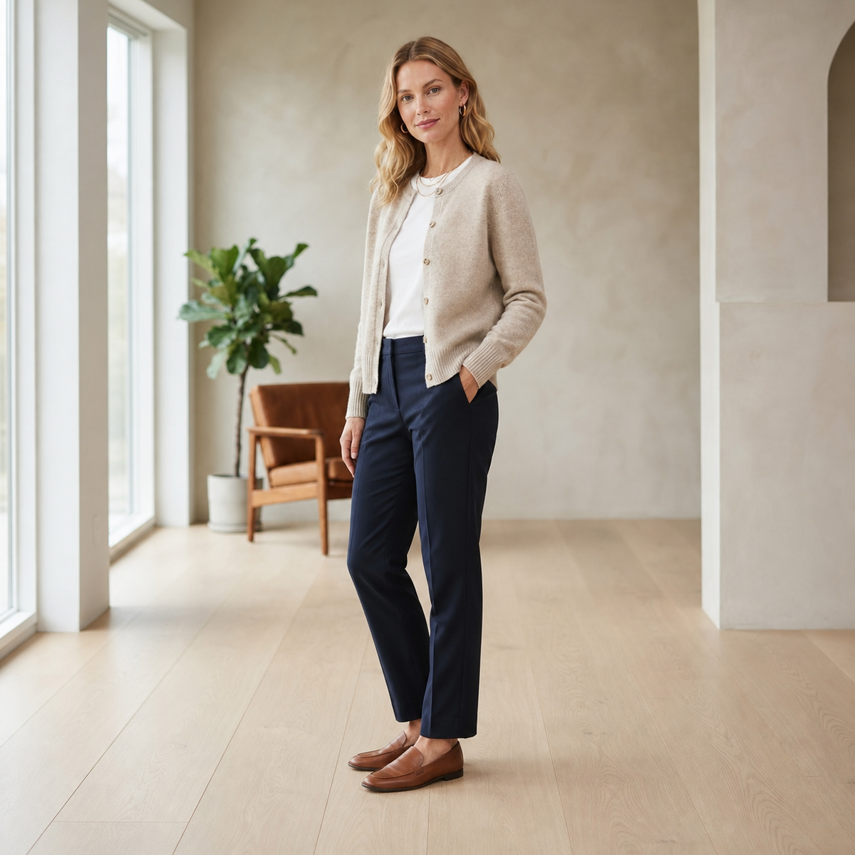 Creplab - Sofia Lightweight Button-Front Cardigan